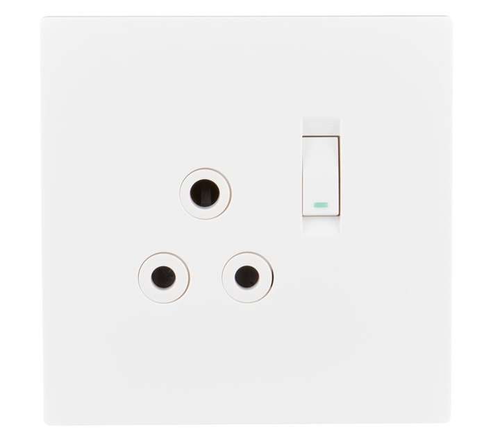 Crabtree CT15221 Topaz Switch and Socket (35 x 100 x 100mm)