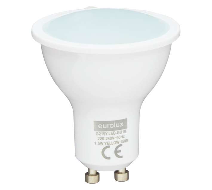 Eurolux Gu10 LED Lamp - Yellow (220v)