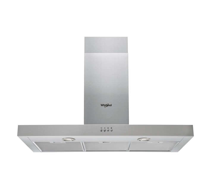 Whirlpool Wall Mounted Cooker Hood - Silver (900mm)