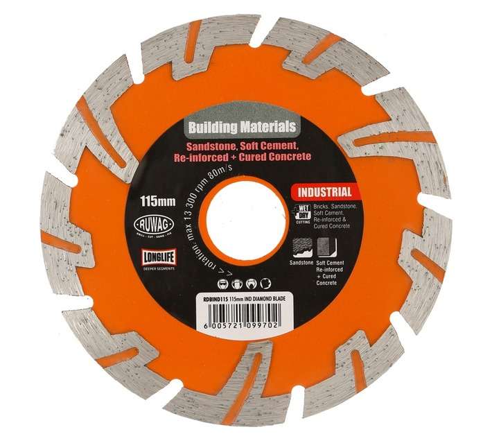 Ruwag Industrial Diamond Blade (115 x 2.1mm)