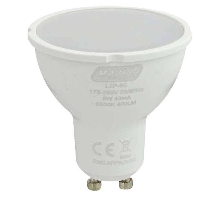 Major Tech GU10 LED Globe - Warm White (5W)