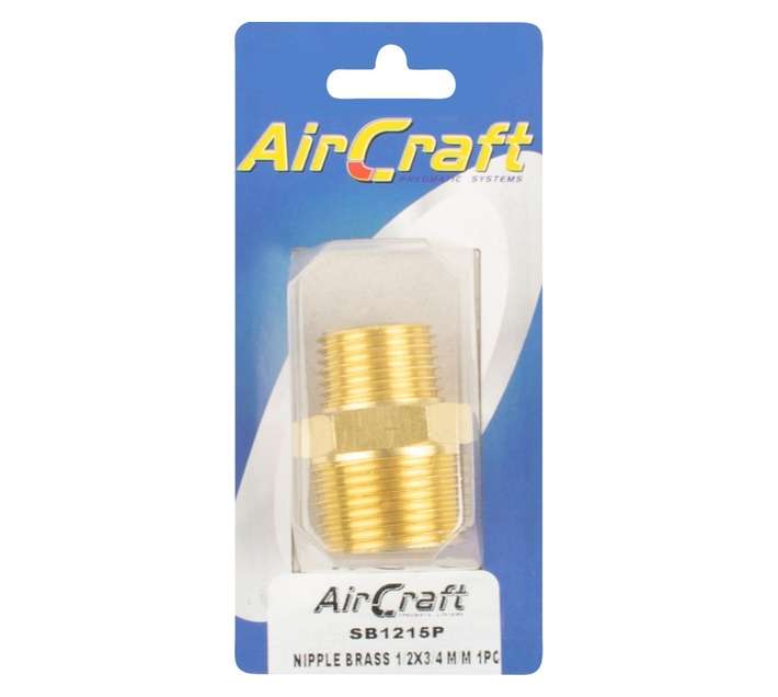 AirCraft Brass Nipple (1/2 - 3/4 Inch)