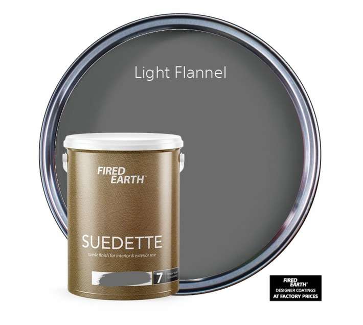 Fired Earth Suedette - Light Flannel (5L)