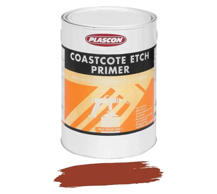 Plascon Coastcote Etch Primer - Red Oxide (5L)
