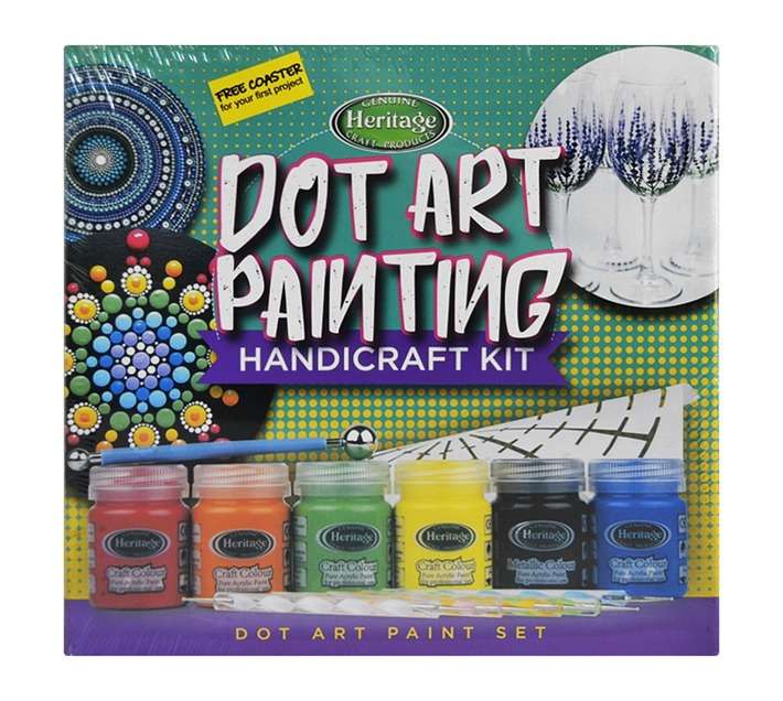 Heritage Dot Art Kit - Assorted (255 x 275mm)
