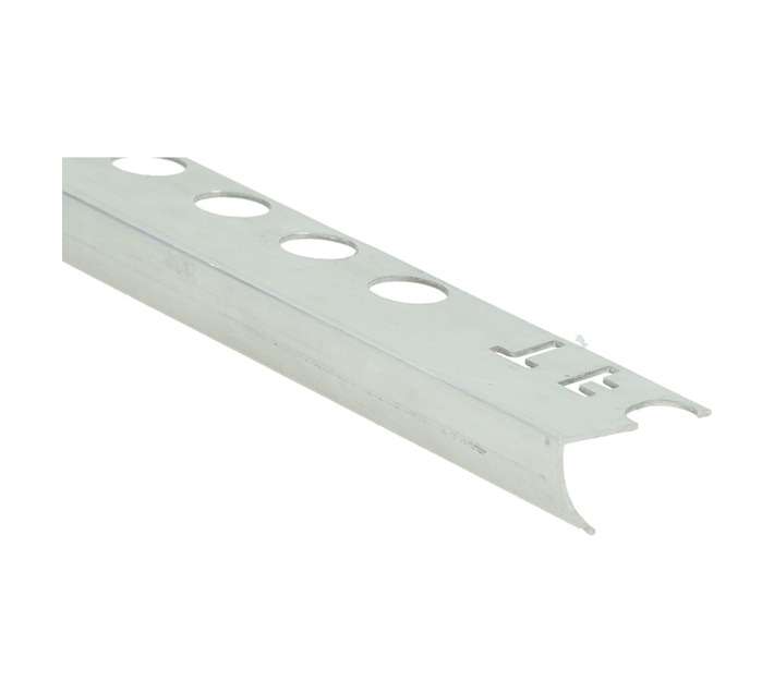 Genesis Aluminium Round Edge Trim - Silver (2500 x 12mm) DA-RND12.80