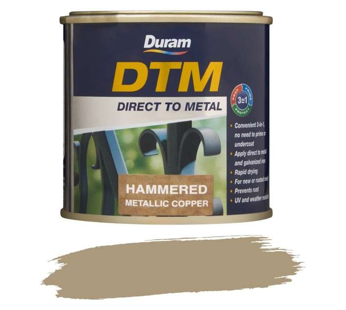 Duram DTM Hammered - Metallic Copper (250ml)