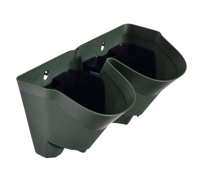 Garden Joy Vertical 2 Pot Planter - Green