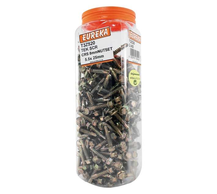 Eureka 5.5 x 25mm Tek Screw Hex coarse (Q400)