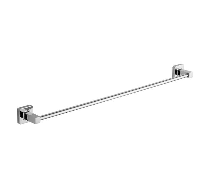 Style Single Chrome Towel Rail - Silver (600mm)