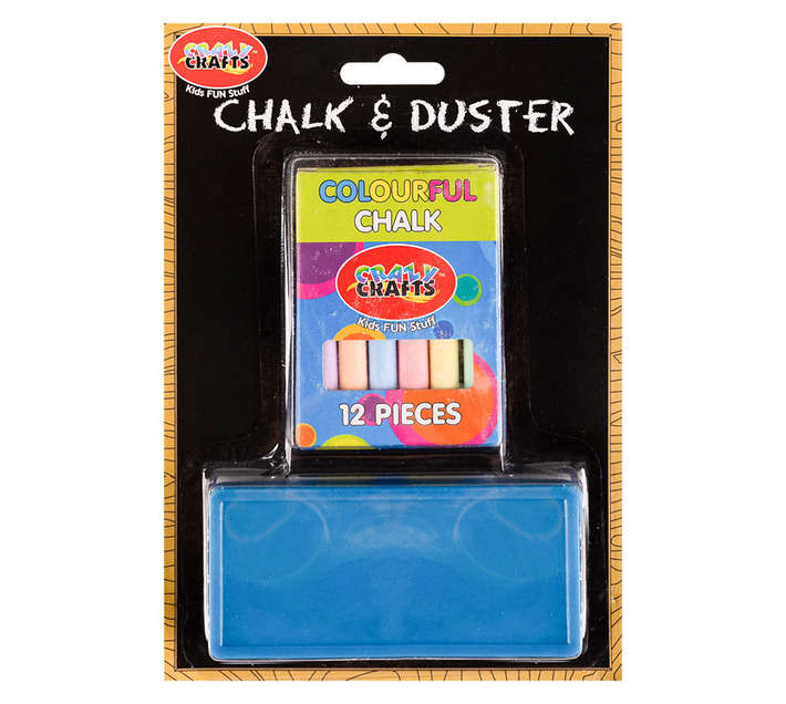 Crazy Crafts Chalk and Blackboard Eraser Set