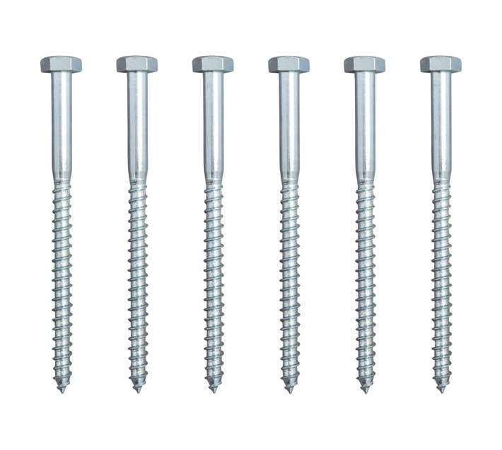 Eureka 1CD90U 10 x 150mm Coach Screw Galvanised (6 Pack)