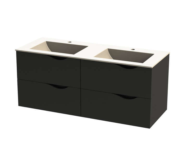 Lusso Wall Mount Classico Vanity Cabinet - Grey (1200mm)