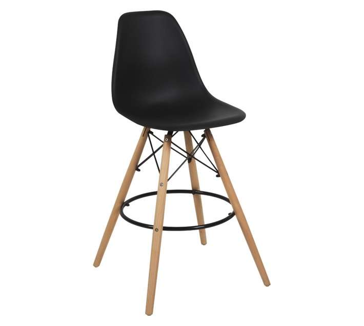 GOF Kim Bar Stool - White (540 x 550 x 1090mm)