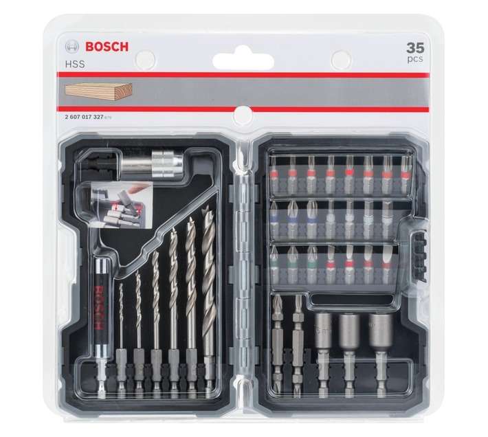 Bosch 35 Piece Pro Drill and Screwdriver Bit Set