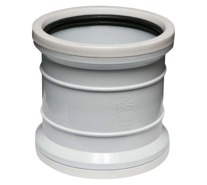 Marley Pipes PVC Soil and Vent Single 110 Degree Double Socket (110mm)