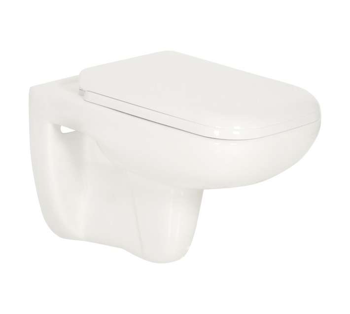 Boston Ceramic Soft Close Toilet - White