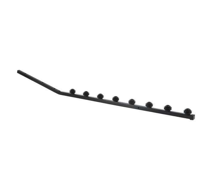 Nemtek EFBSTA08 Angled 8 Line Square Tube Bracket - Black