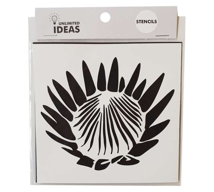 Unlimited Stencil Protea (129 x 111mm)