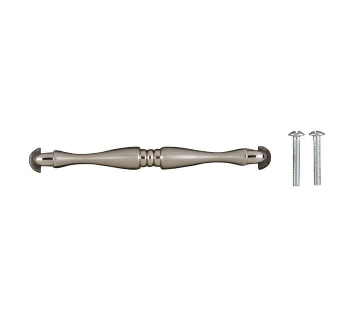 Home and Kitchen Elizabeth Handle - Brushed Silver (96mm)