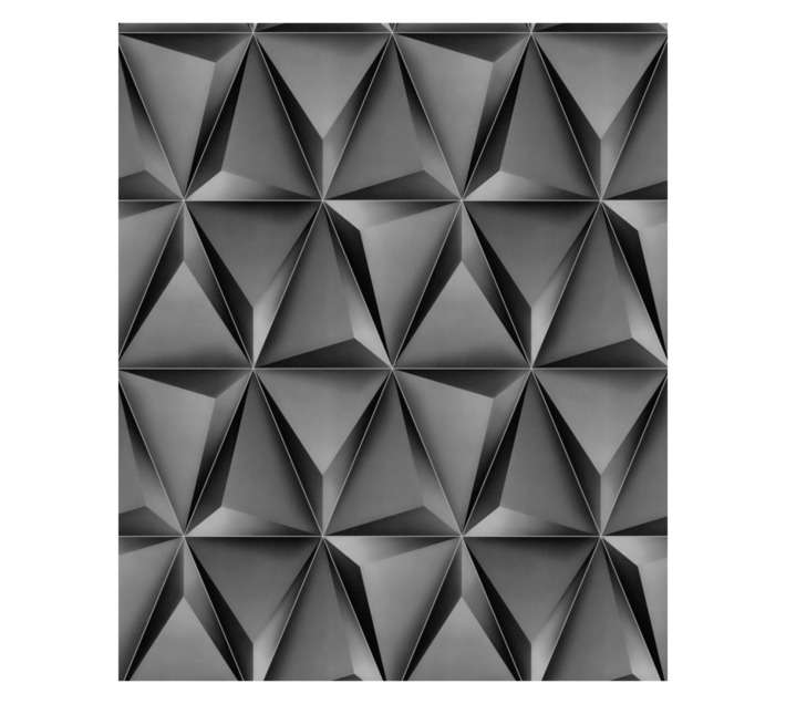 Fired Earth 3D Wallpaper - Silver (10m x 530mm)