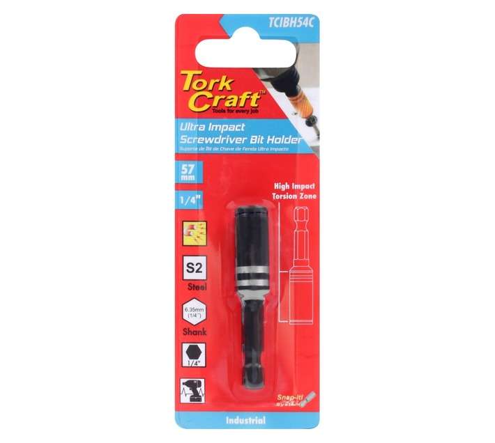 Tork Craft TCIBH54C Impact Magnetic Bit Holder (1/4inch)