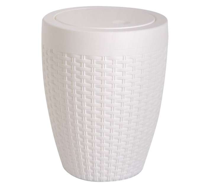 Keter Bathroom Bin - White (225 x 225 x 285mm)
