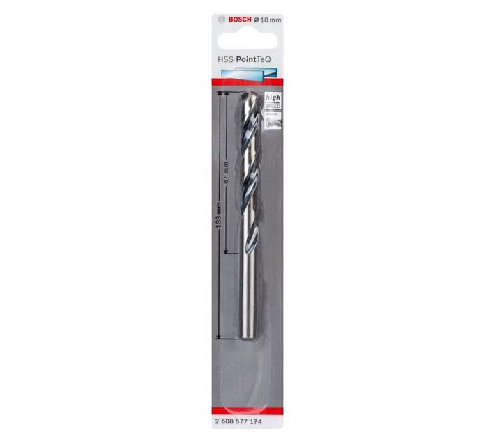 Bosch 2608577174 PoinTeQ Metal HSS Drill Bit (10.0mm)