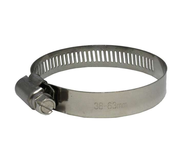 4 x Worm Drive Hose Clamps (38-63mm)