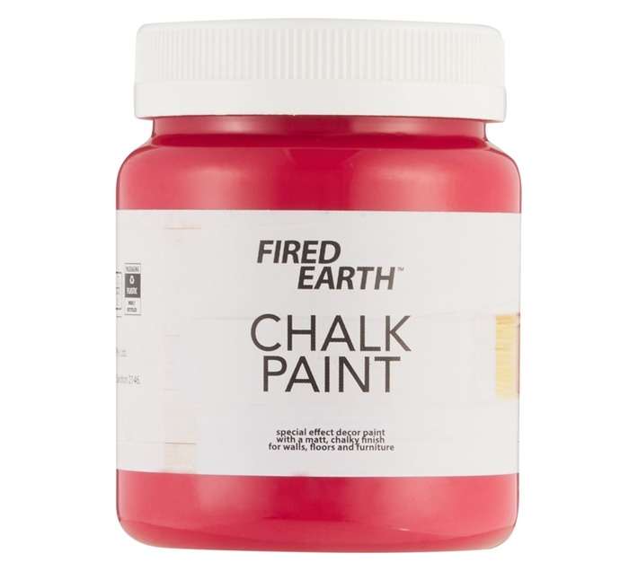 Fired Earth 30468 Chalk Paint - Ruby (250ml)