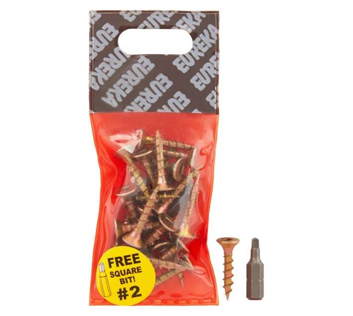 Eureka 1FD10U 5 x 25mm Cut Screw Full Thread (25 Pack)