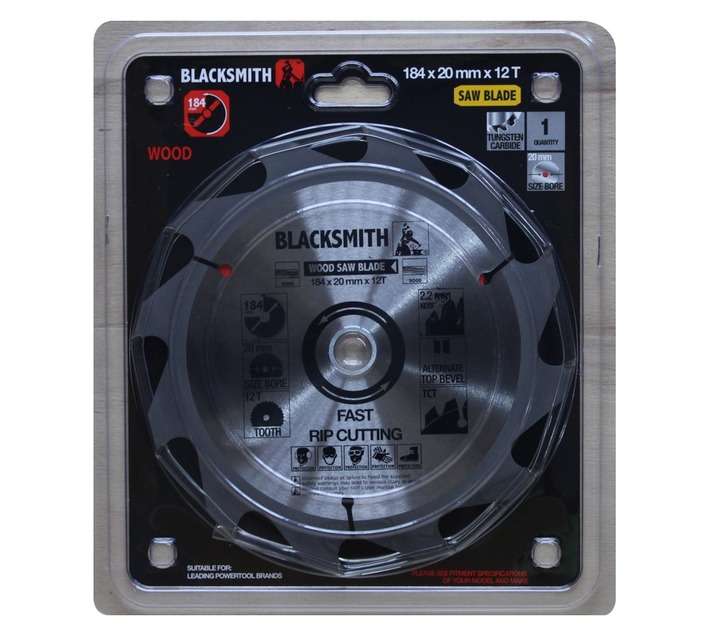Blacksmith 184 x 16mm x 12t Circle Saw Blade