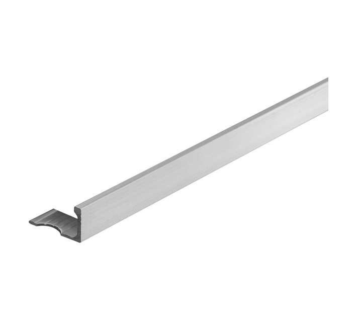 M-Trim Aluminium Straight Edge Trim - Silver (2500 x 10mm)