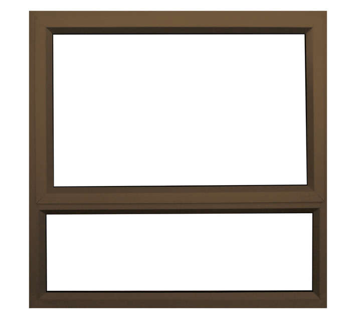 Kenzo 28mm Aluminium Window - Bronze (900 x 900mm)
