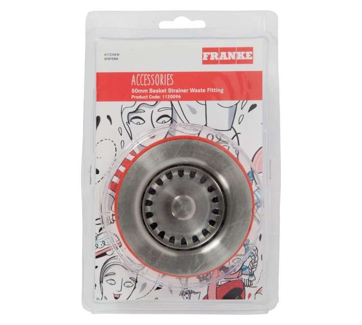 Franke Basket Strainer Waste Fitting - Red (50mm)
