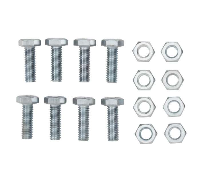 Eureka 10 x 30mm Galvanised Hex Screw and Nut Set (8 Pack)