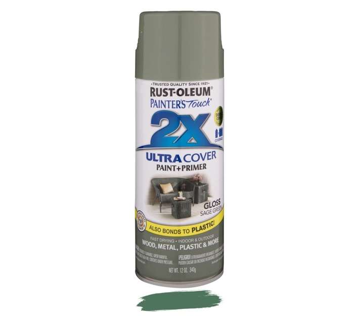 Rust-Oleum Spray Paint Touch 2X Ultra Cover - Gloss Sage Green (340g)