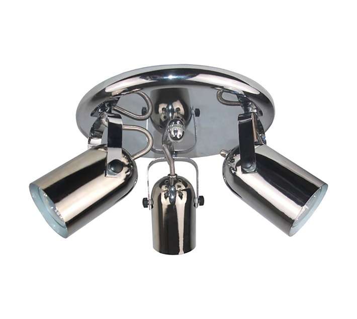 Eurolux 3 Light New Age Spotlight - Chrome (50W)