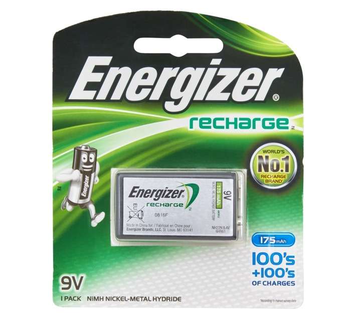 Energizer Rechargeable Battery (PP3)