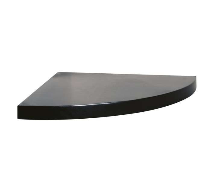 Shelfmate Pine Corner Shelf - Black (280mm)