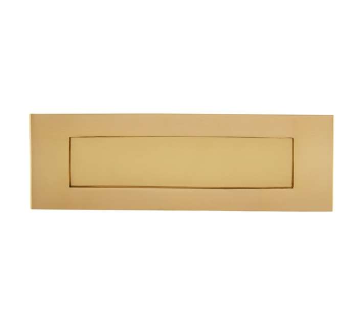 Euro Brass Victorian Letter Plate - Brass (275mm)