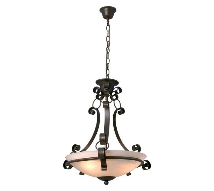 Radiant Malanga Alabaster Pendant - White