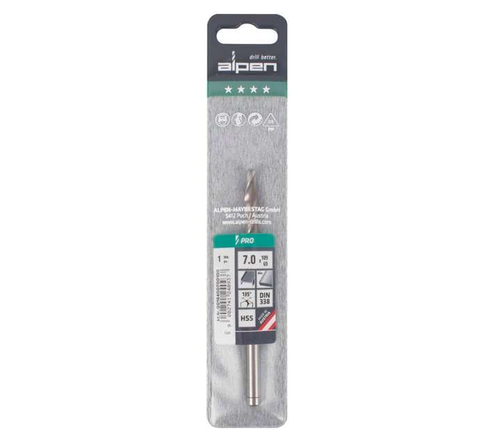 Alpen HSS Pro Split Point Jobber Drill Bit (109 x 7mm)