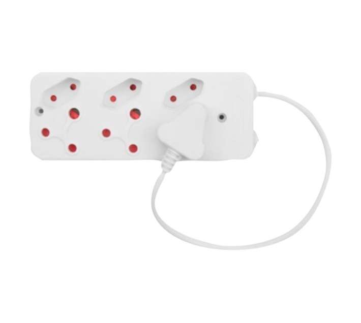 PowerWorx 6-Way Multi-Plug - White