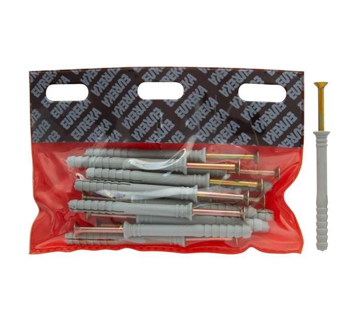 Eureka 6V60 8 x 80mm Nail In Nylon Countersunk (15 Pack)
