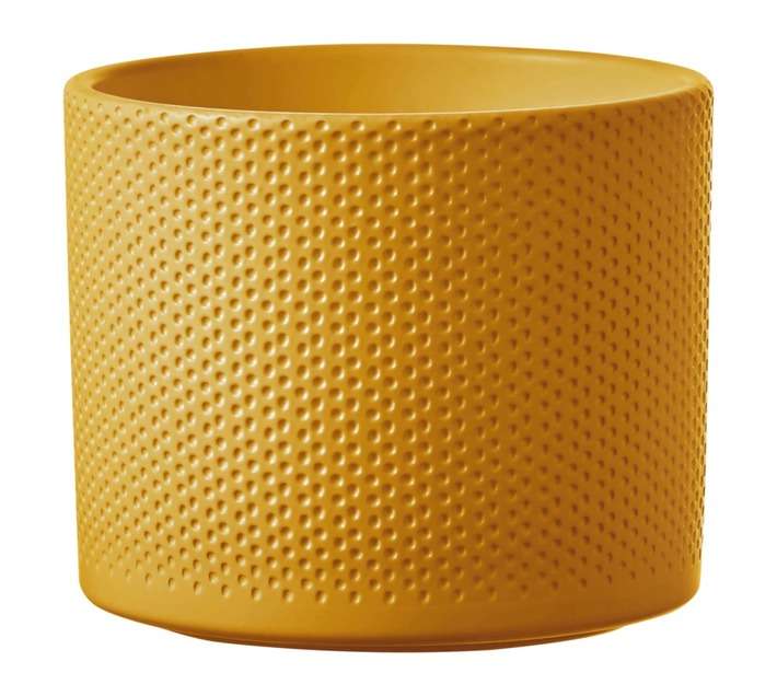 First Dutch Brands Era Ceramic Pot - Ochre (145 x 175mm)