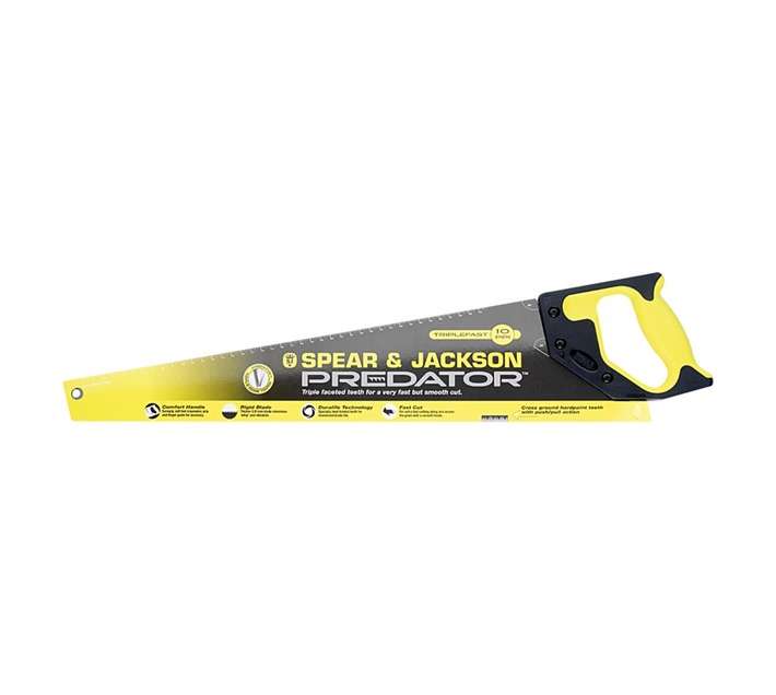 Spear and Jackson 550mm Hard Point Handsaw Triple Fast 9t/10p