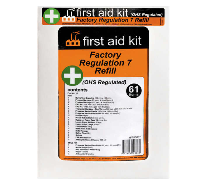 Levtrade First Aid Kit Refill