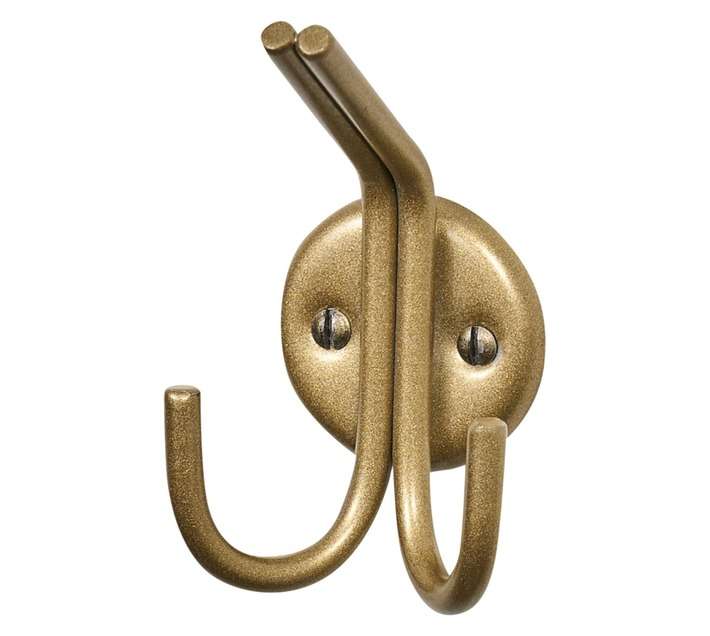 Steelcraft Classic Double Hook - Gold (60 x 50 x 120mm)