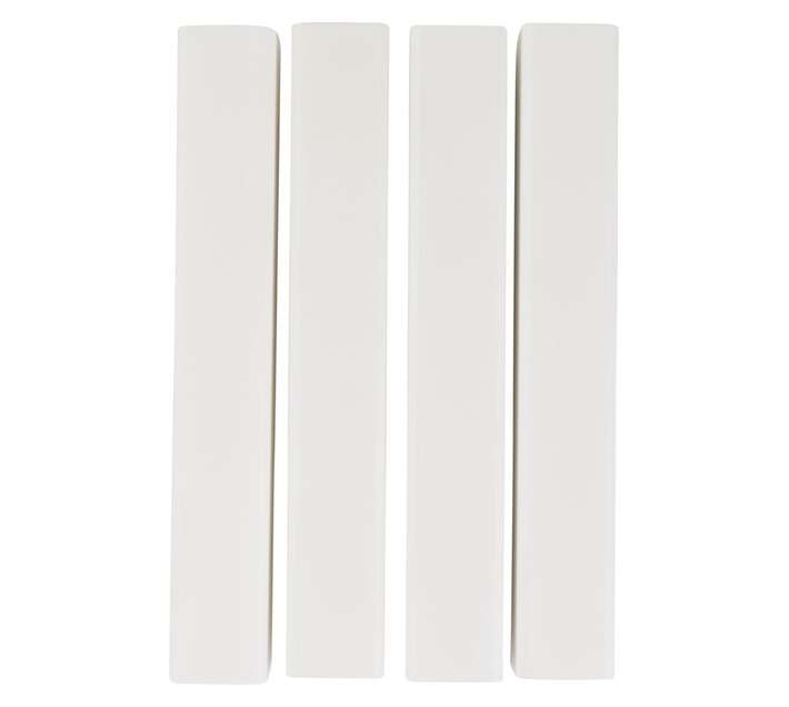 Vega 4 x Skirting Blocks - White (152 x 23 x 23mm)